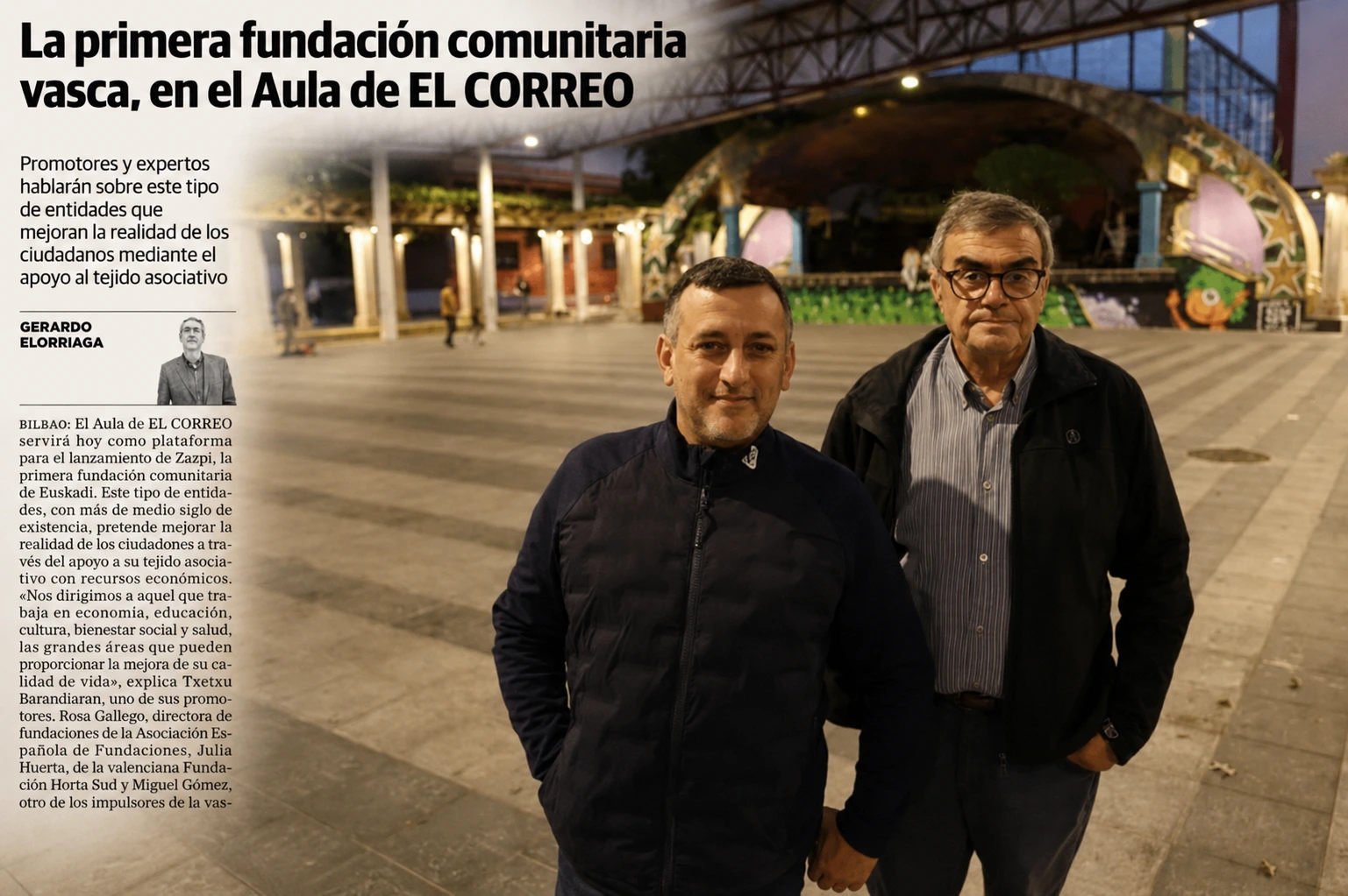 Txetxu BArandiaran y Miguel Ángel Gómez