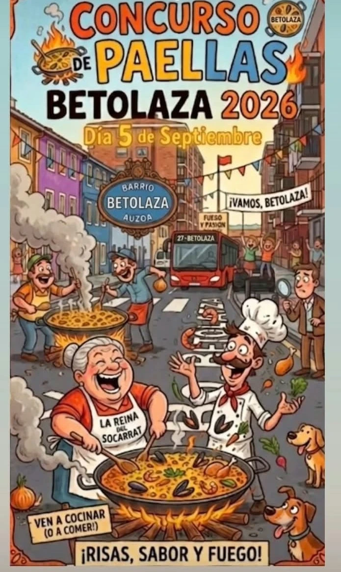 Concurso Paellas Fiestas Betolaza 2026